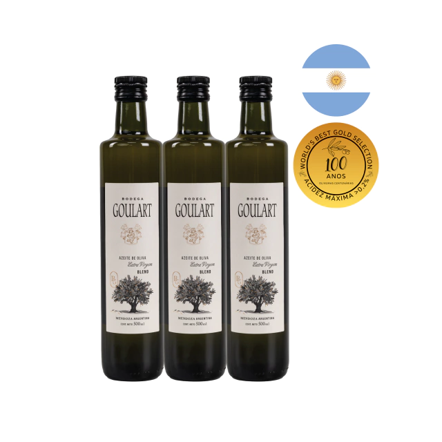 Kit 3x500ml - Azeite Premium Argentino Goulart Vinhos