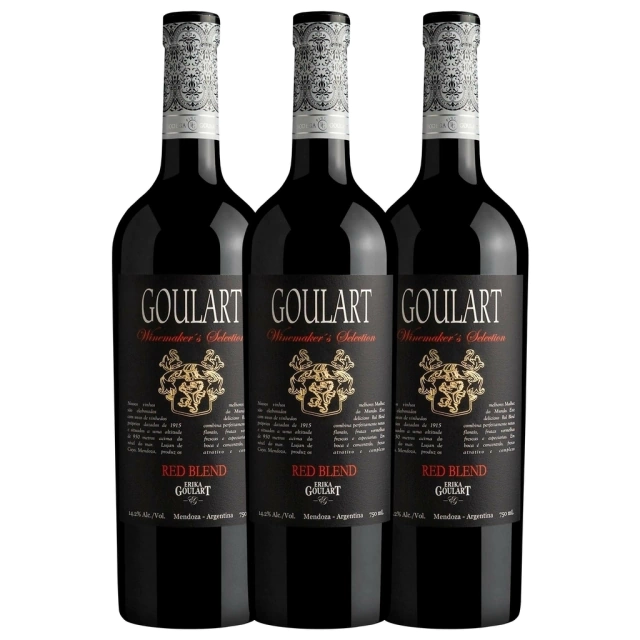 Vinho Blend Argentino Tinto Goulart B Black Legion Special Blend Old Vines 750 ml