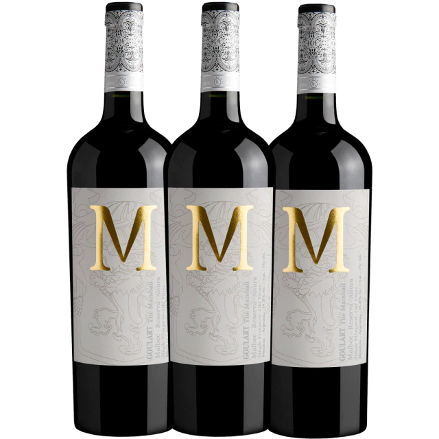 Kit 3 Garrafas - M The Marshall Altura Malbec 4.0 vivino