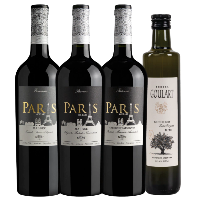 Kit 4 Garrafas - Paris Degustação